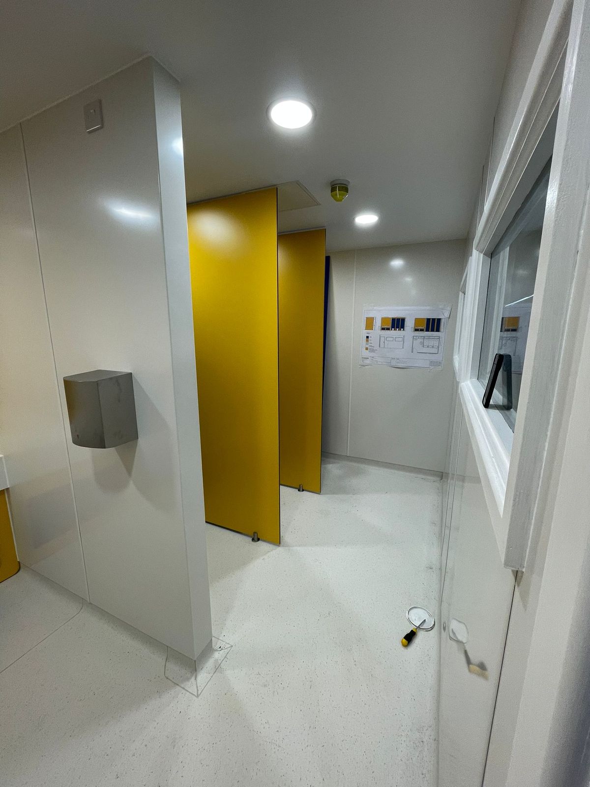 Refurbished washroom